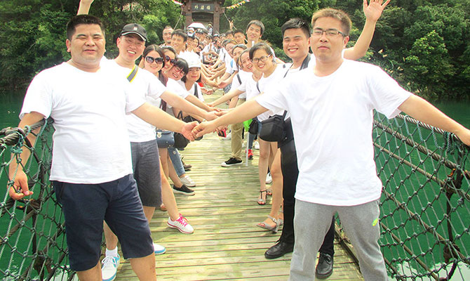 連云港物聯網卡平臺之搜浪團隊柘林湖出游